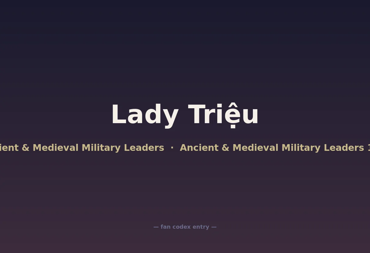 Lady Triệu